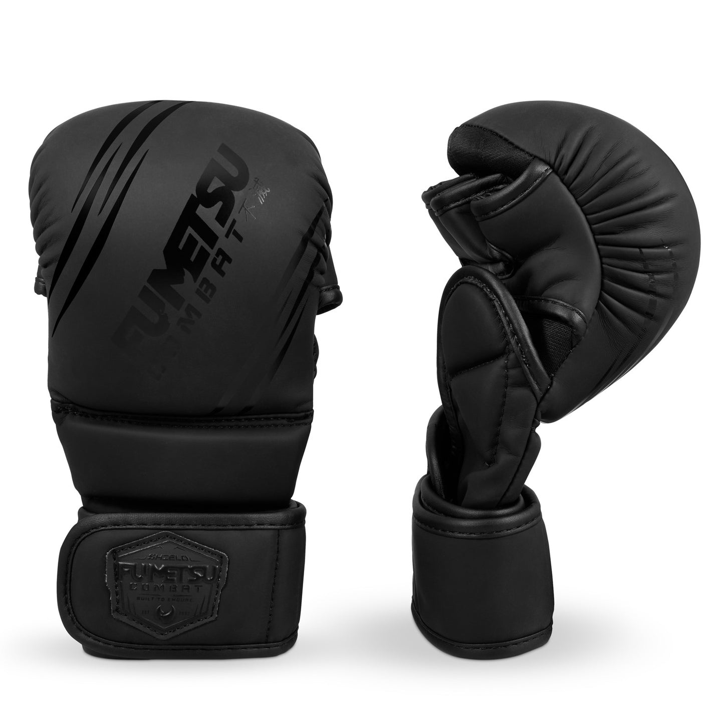 Fumetsu Shield MMA-Sparring-Handschuhe - Schwarz/Schwarz