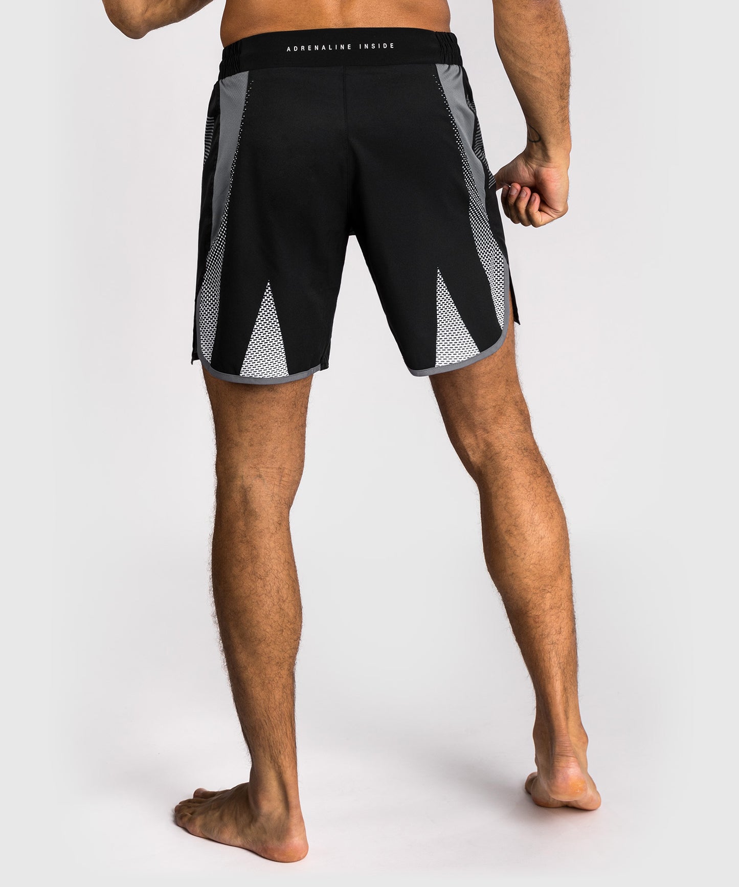 Short de Combat Venum Adrenaline – Noir/Gris Argenté