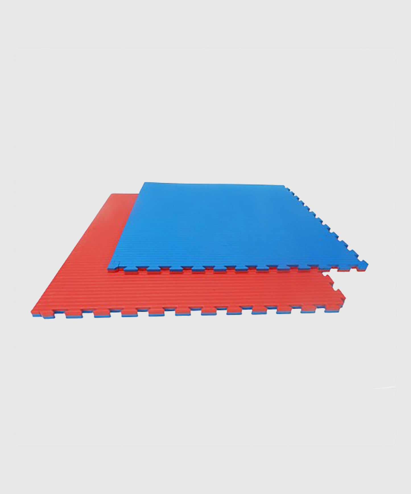 Tatami Puzzle 100x100x4cm (x5) – Rot/Blau