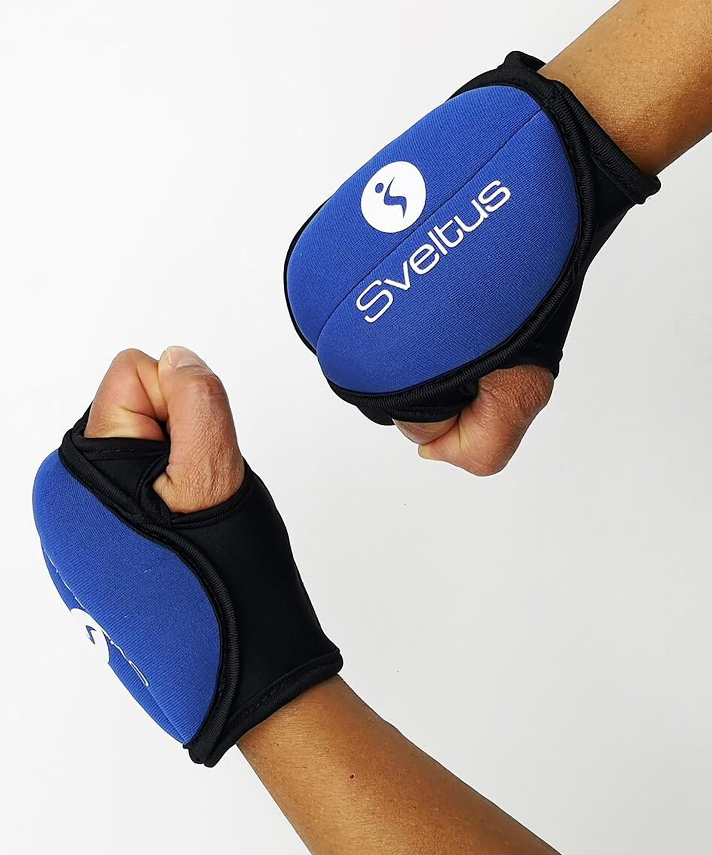 Sveltus Piloxing Handschuhe – Blau/Schwarz 500 g, 2er-Set