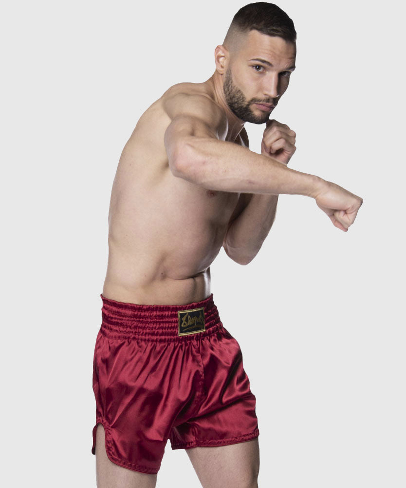 8 Weapons Strike Pantalones de Muay Thai - Marrón/Oro