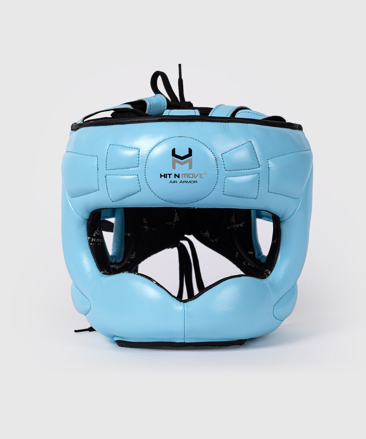 Hit N Move Box-Kopfschutz mit Stange - Hellblau