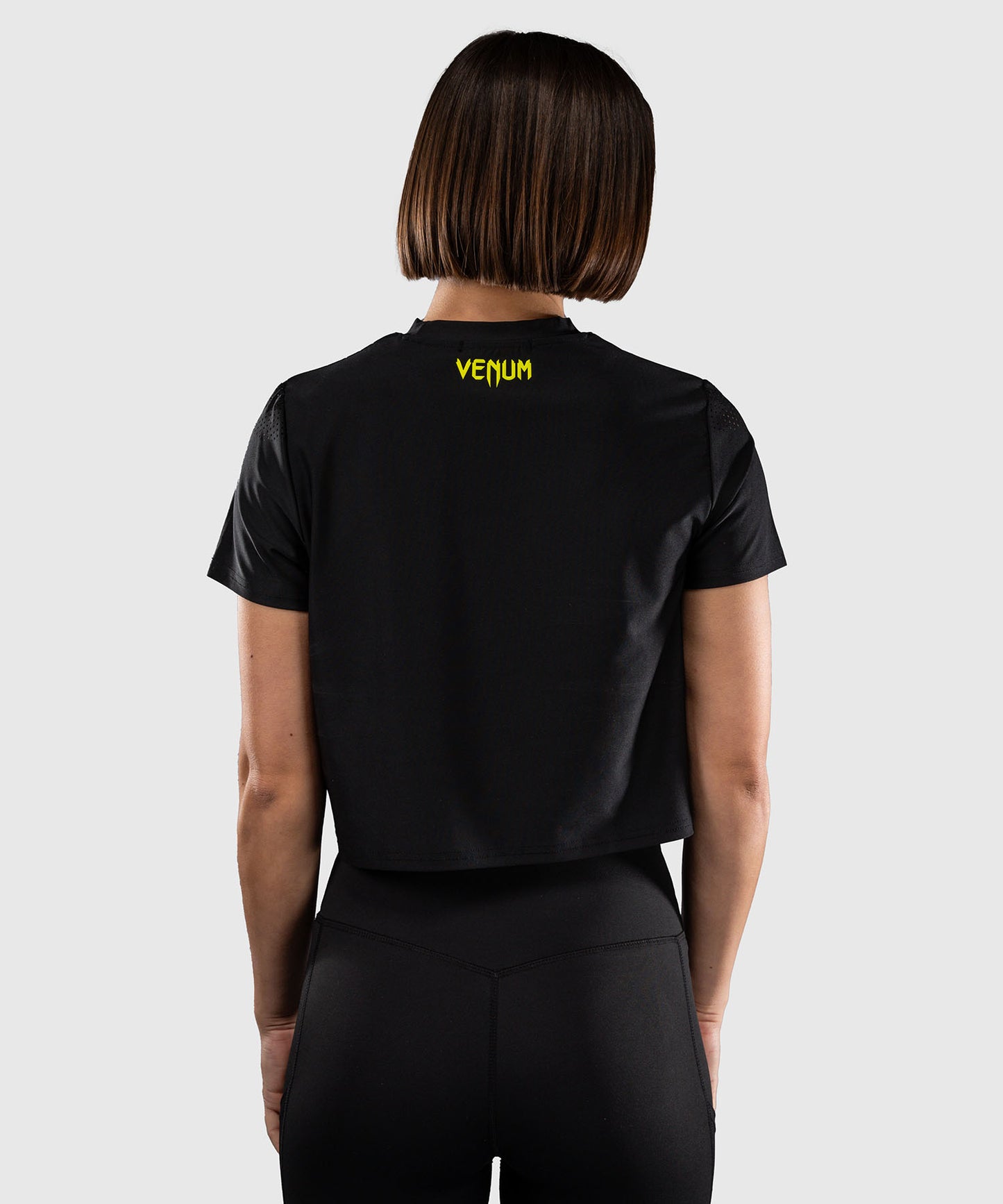 T-shirt Dry Tech Pour Femme Venum Lazer - Noir/Jaune
