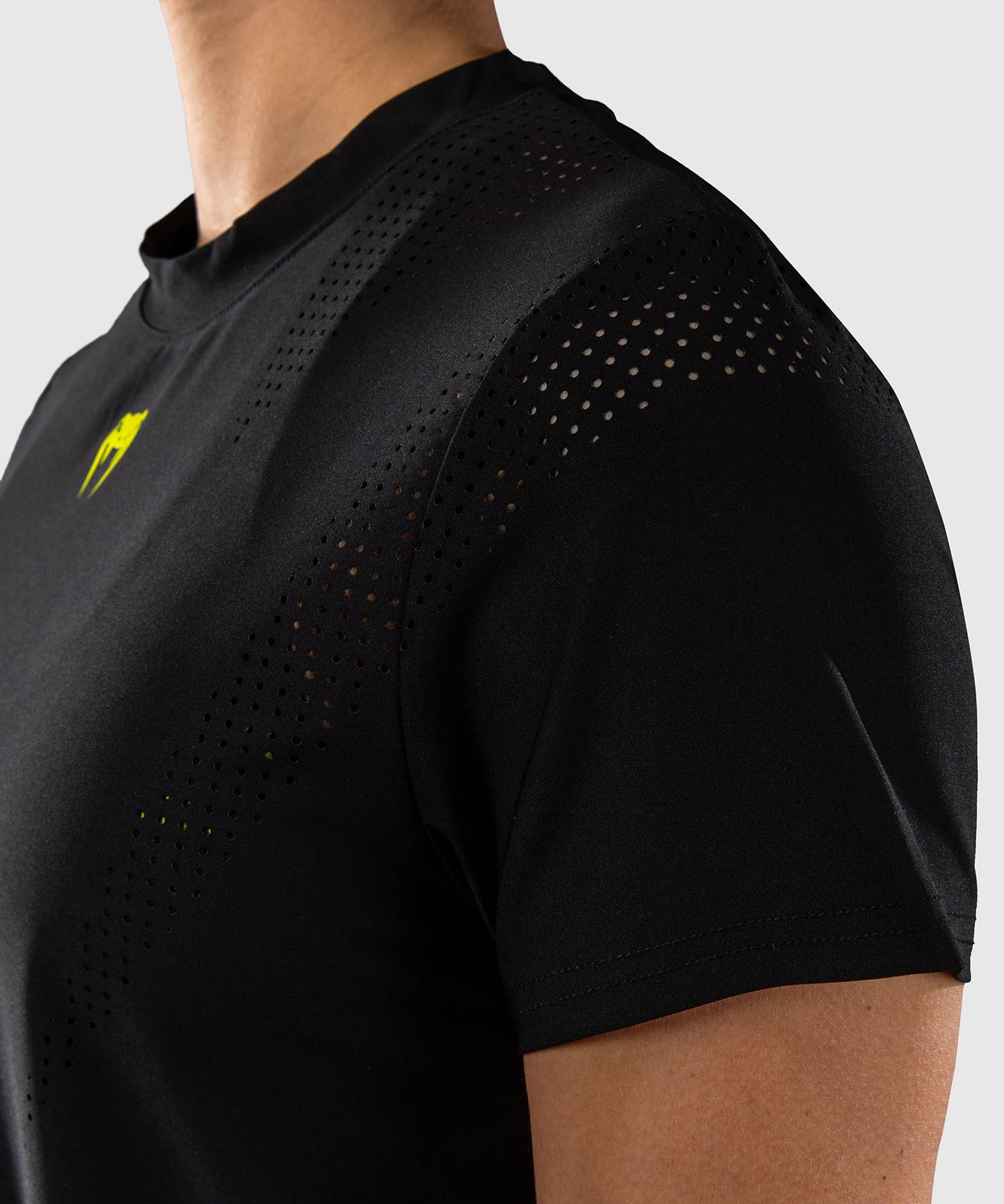 T-shirt Dry Tech Pour Femme Venum Lazer - Noir/Jaune