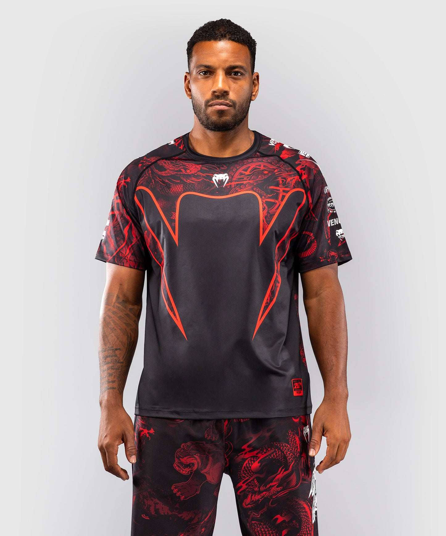 T-shirt Dry Tech Venum 20th Anniversary - Noir/Rouge
