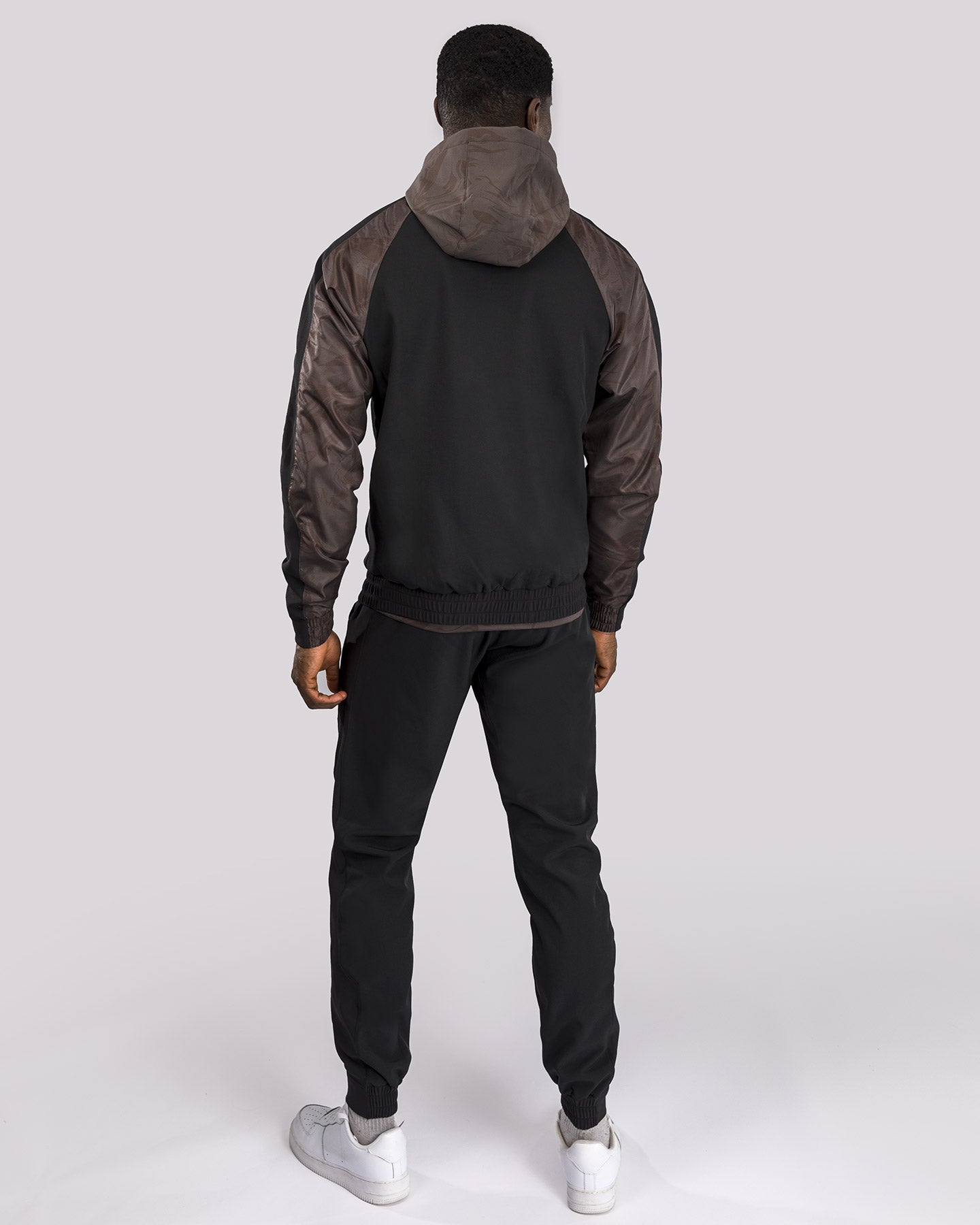 Veste à Capuche Zippé pour Hommes UFC Fusion by Venum Fight Week - Marron Terrestre