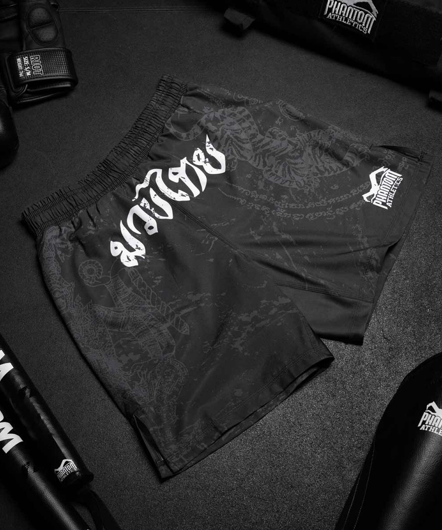 Short de MMA Phantom Athletics Evo Muay Thai - Noir