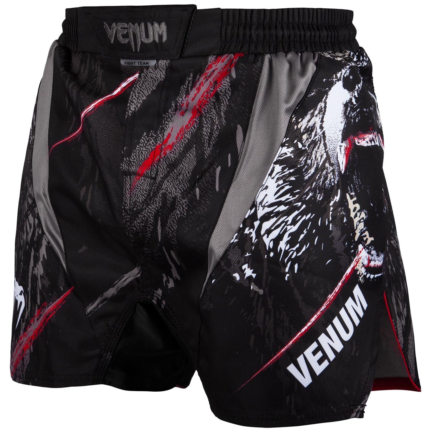 Venum Grizzli Short Fightshort - Schwarz/Weiß