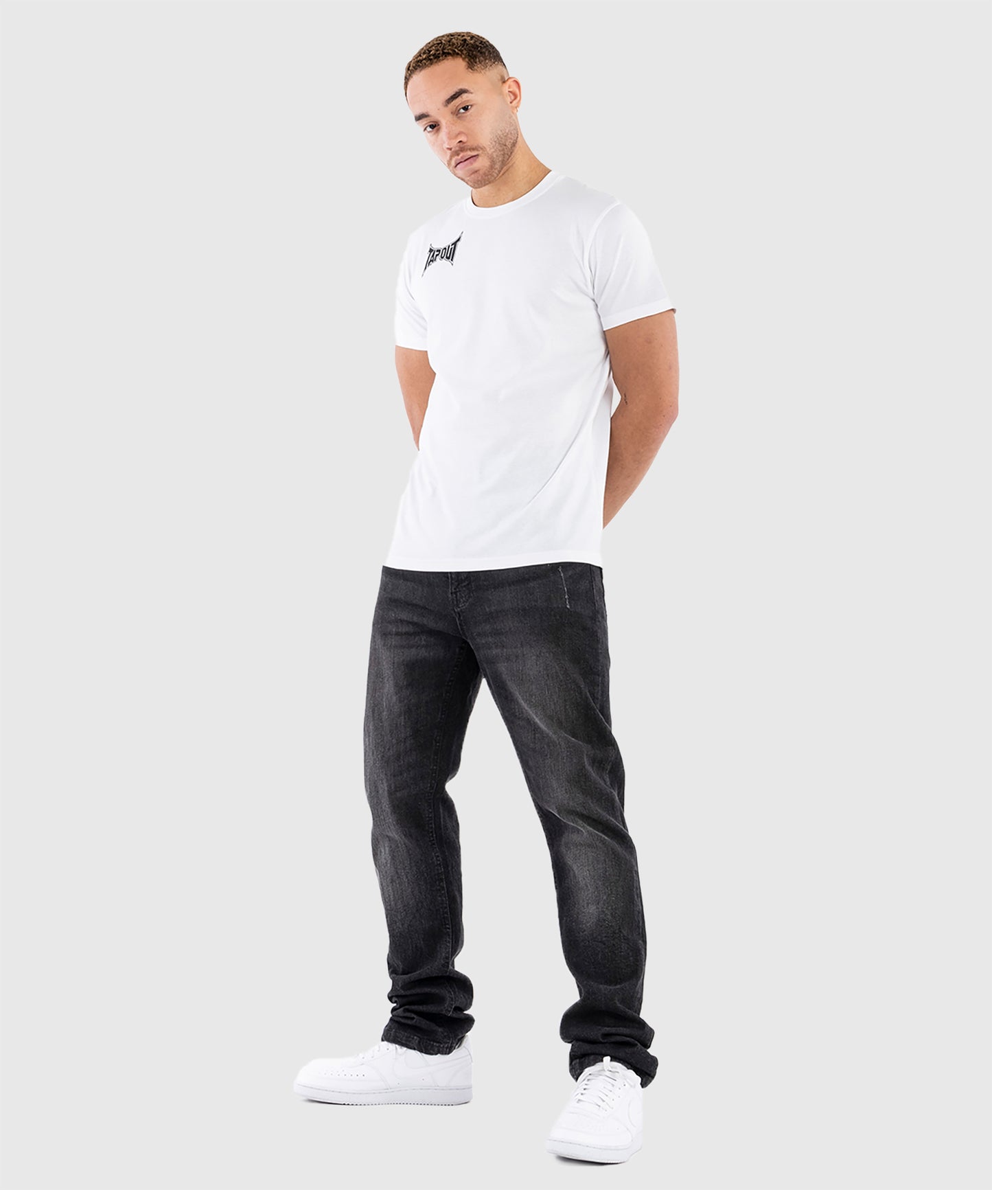 Tapout Octogon T-Shirt - Weiß/Schwarz