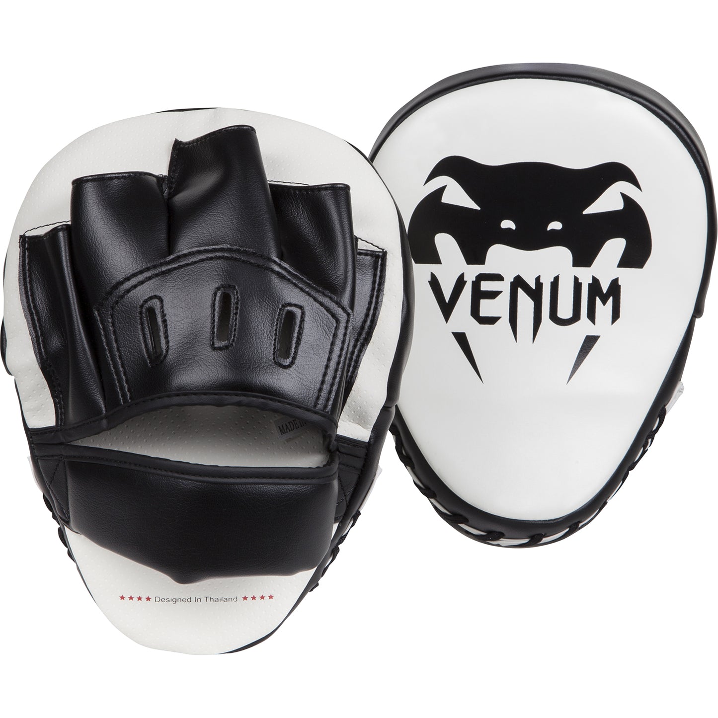 Venum Light Focus Pratzen - Weiß/Schwarz (Paar)