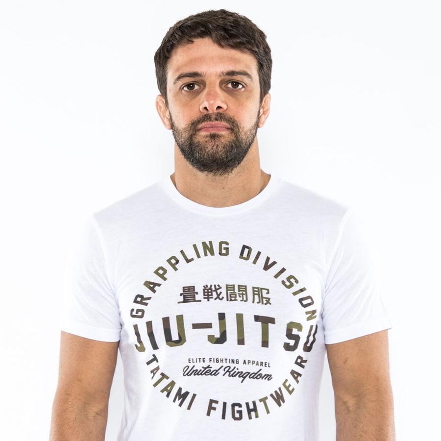 Tatami Official Jiu-Jitsu Camo T-Shirt - Weiß