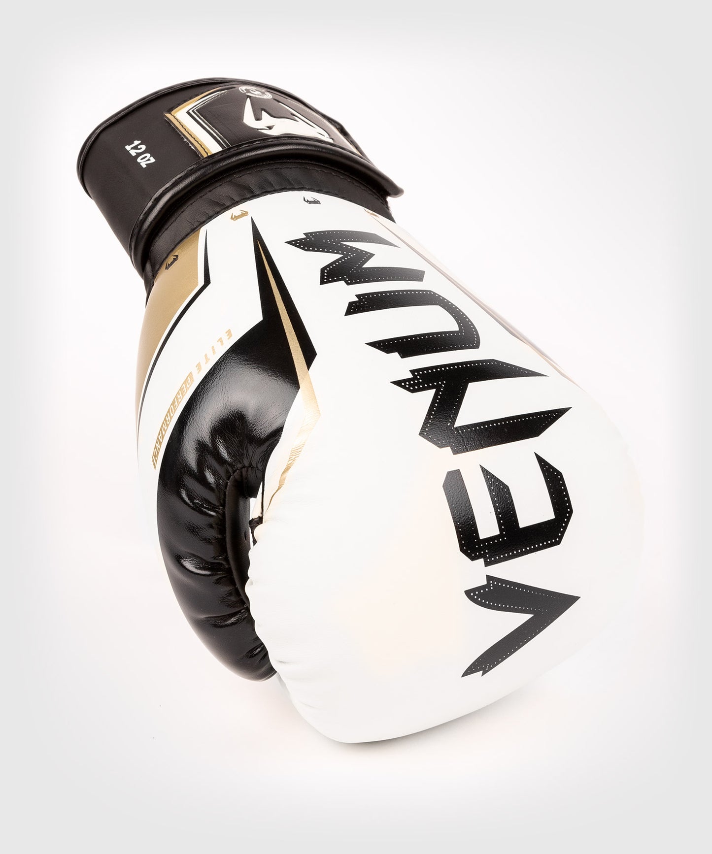 Guantes de boxeo Venum Elite Evo - Blanco/Dorado