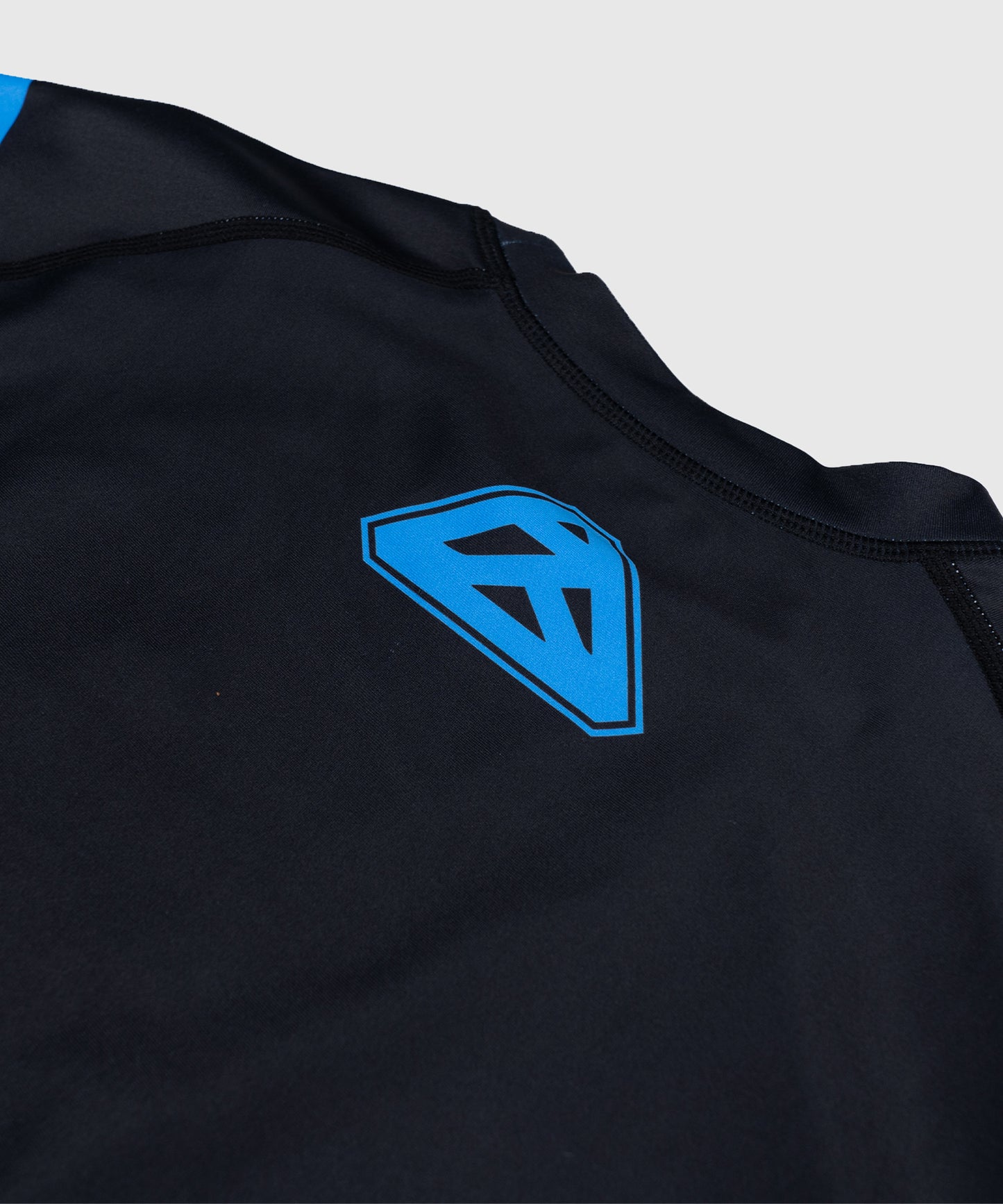 Scramble Ranked Rashguard a Maniche Corte - Blu