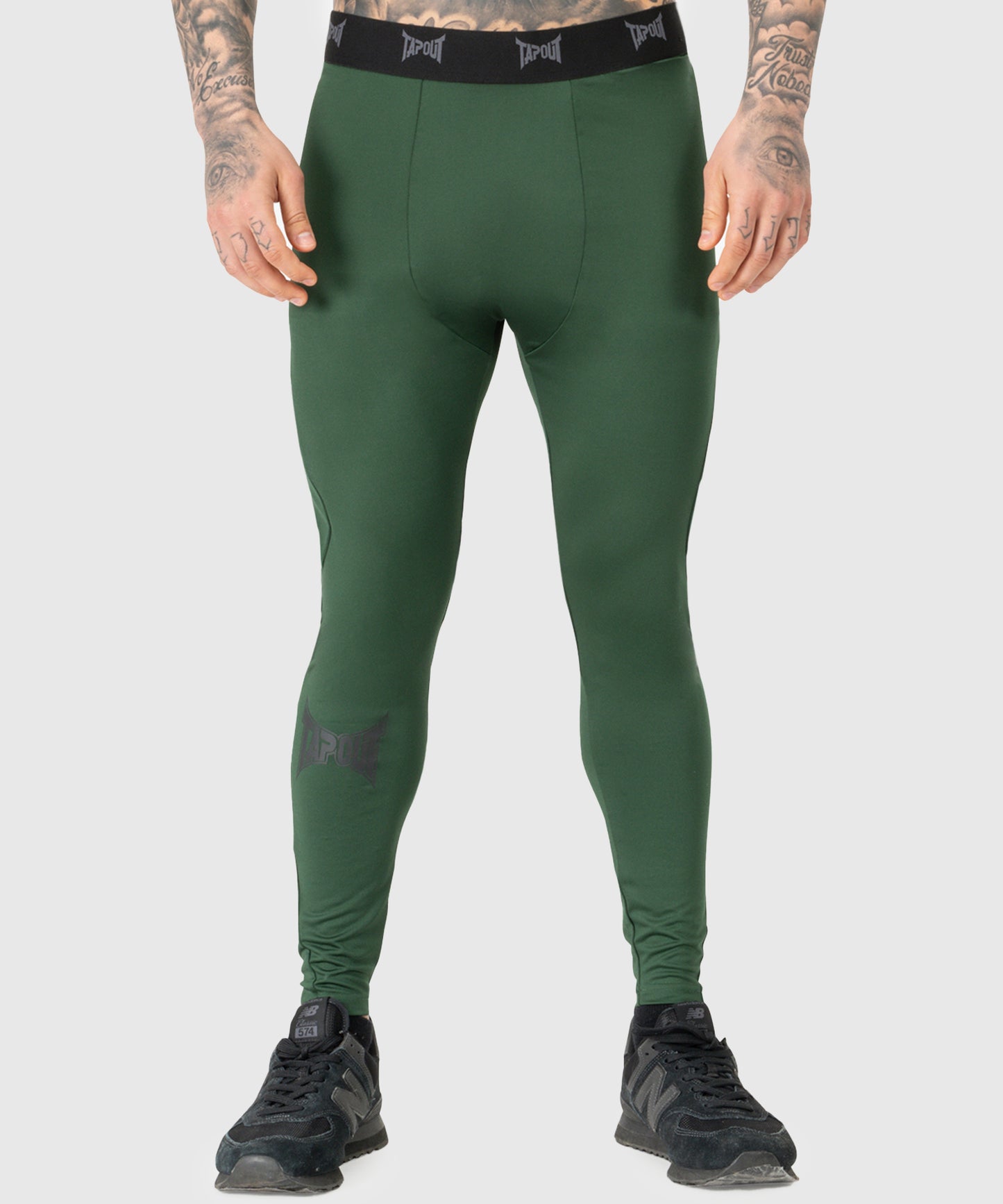 Tapout Training Leggings - Grün/Schwarz
