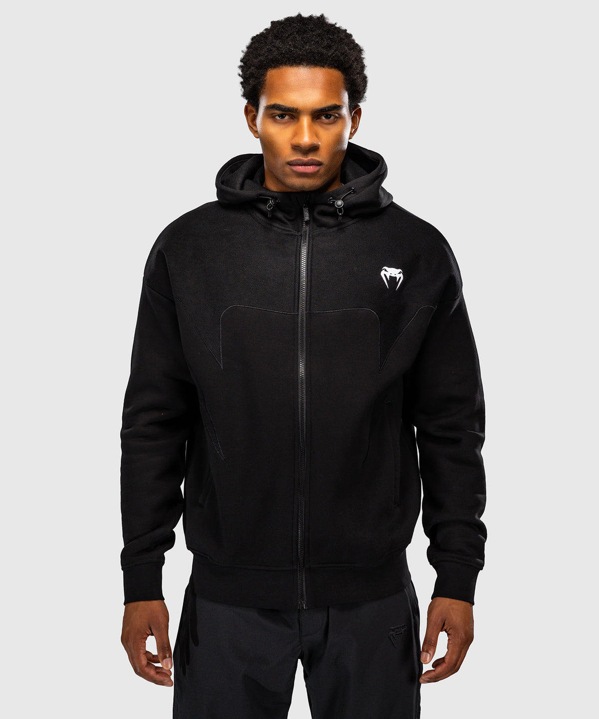 Veste de survêtement Venum Attack Fleece & Weave - Noir