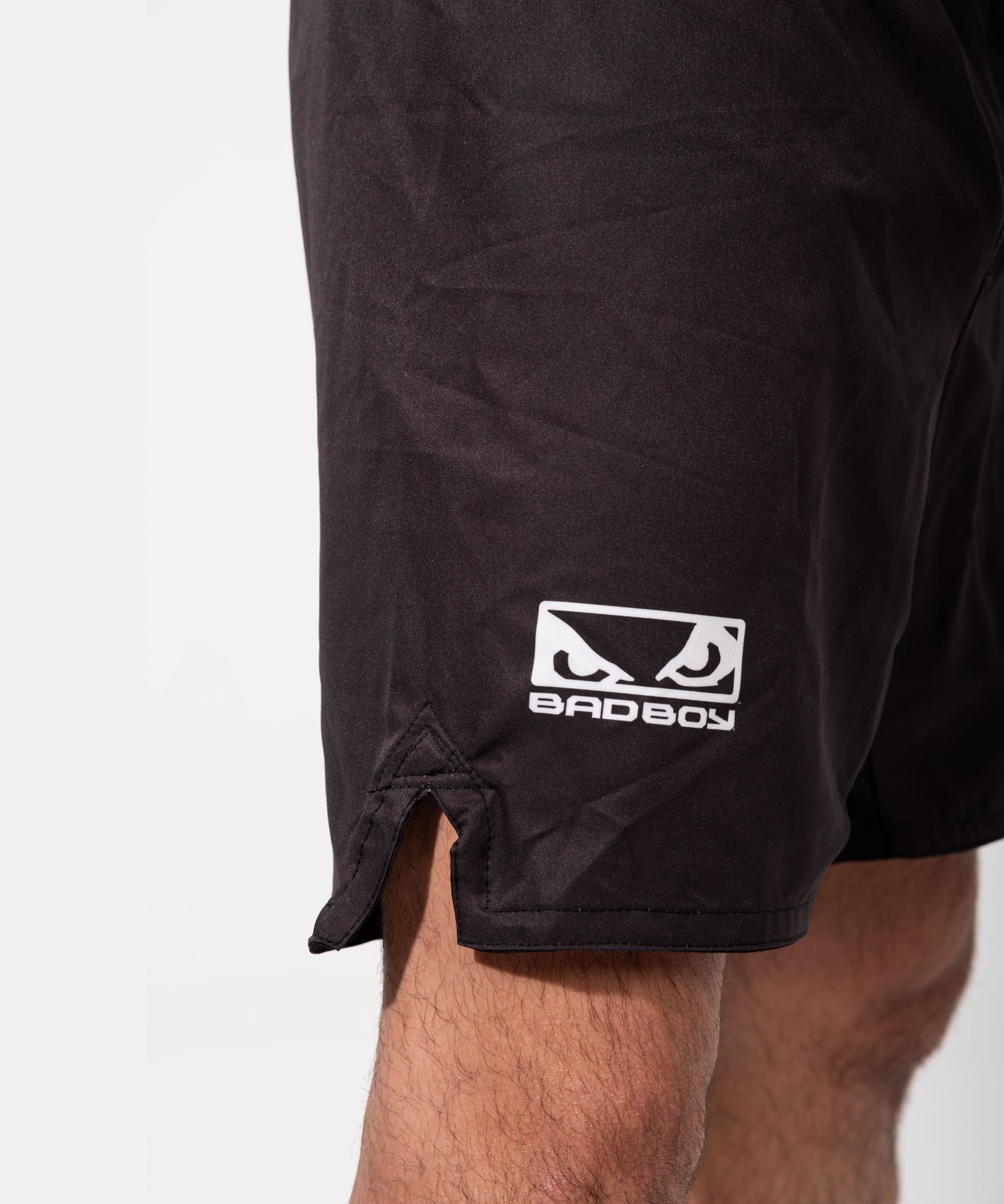 Bad Boy Logo Classic MMA Shorts - Black/White