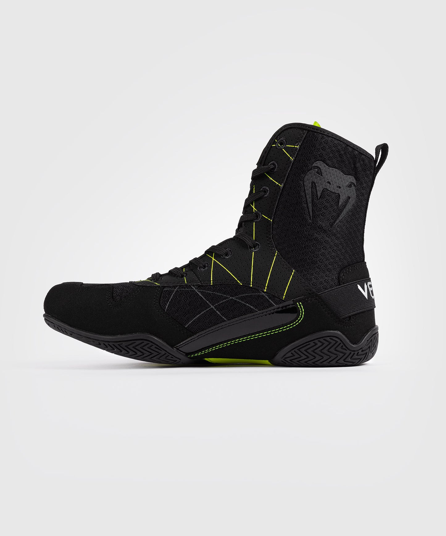 Venum Training Camp 4.0 Elite Boxing Schuhe - Schwarz/Neon Grün