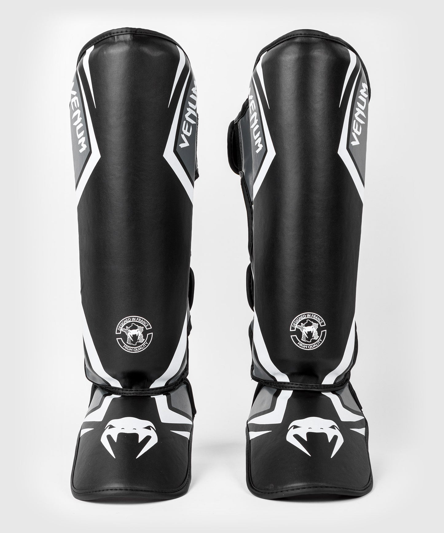 Venum Contender 2.0 Schienbeinschützer - Schwarz/Grau/Weiß