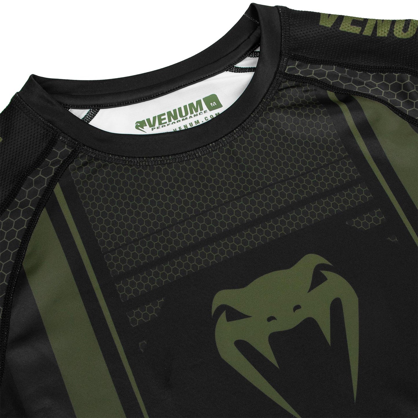 Rashguard Venum Technical 2.0 - Manches courtes - Noir/Kaki - Exclusivité