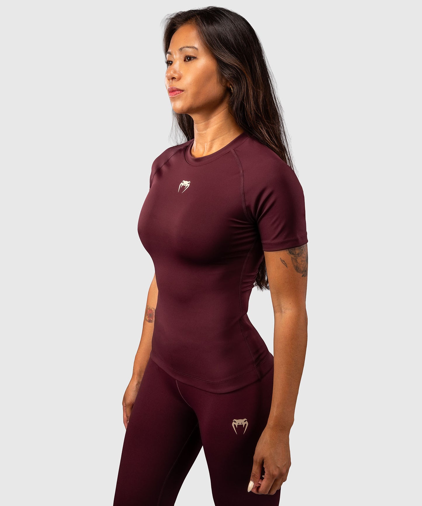 Venum Talisman Short Sleeve Rashguard - Plum