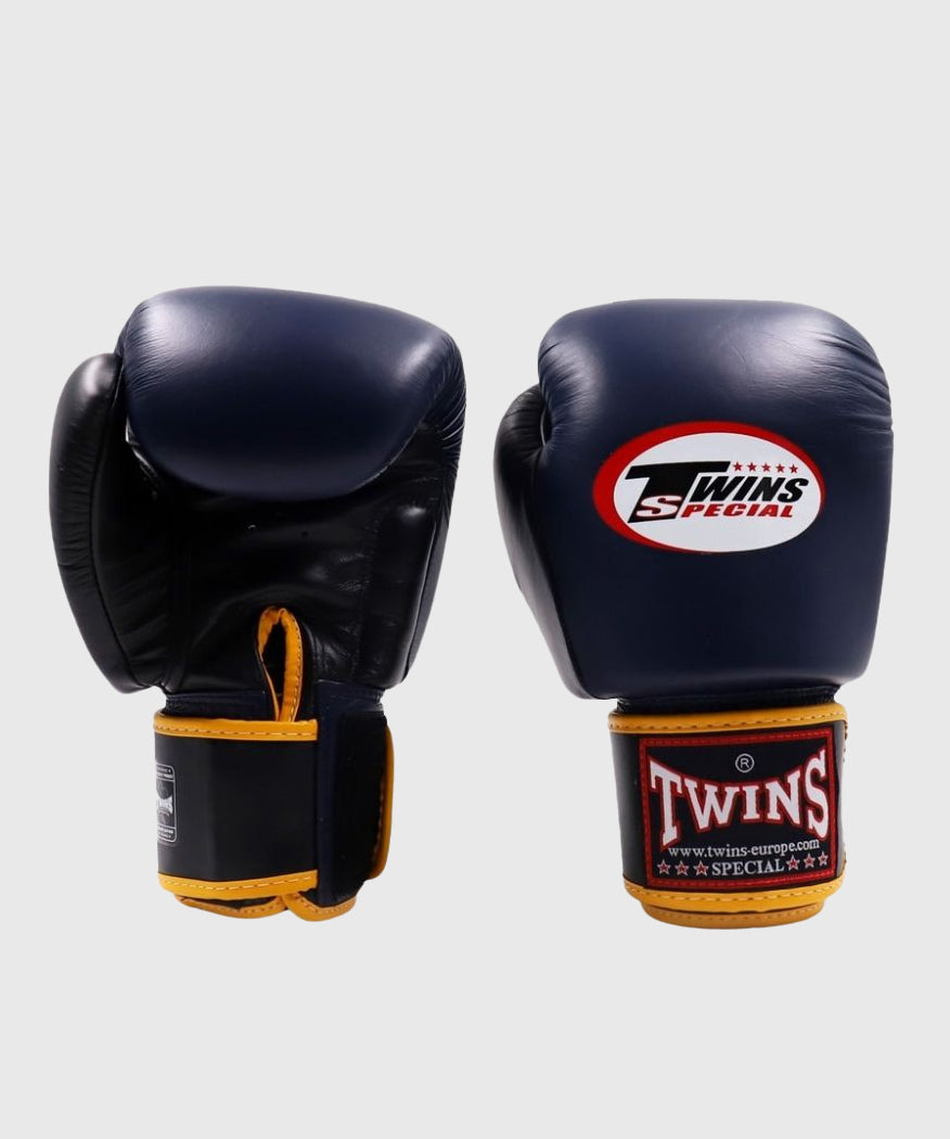 Twins BGVL4 Boxhandschuhe - Schwarz/Blau/Schwarz
