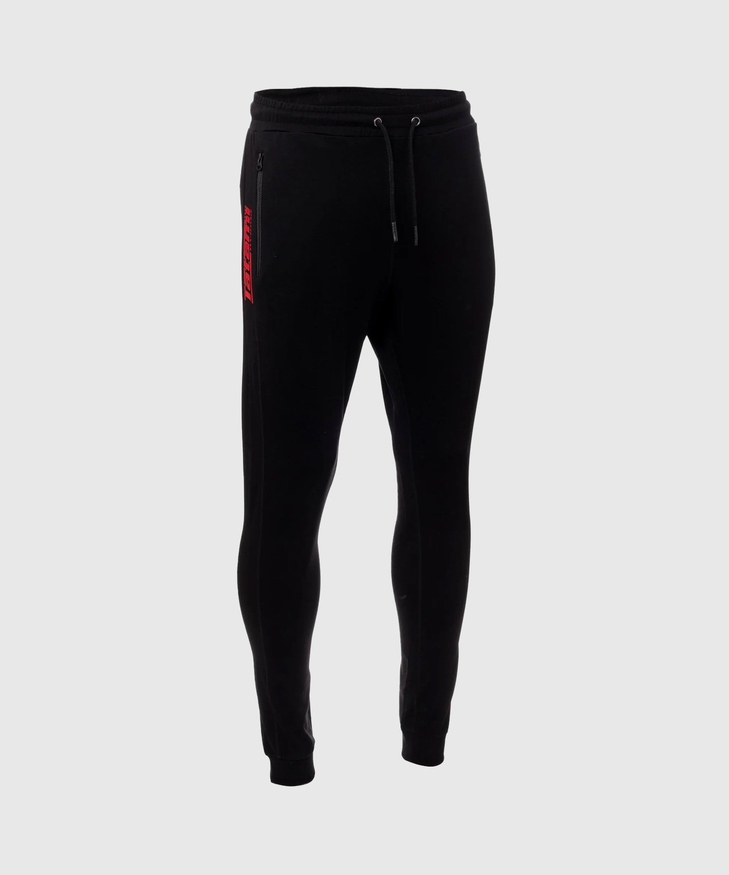 Tatami Fightwear Jogging Logo Hose - Schwarz/Rot