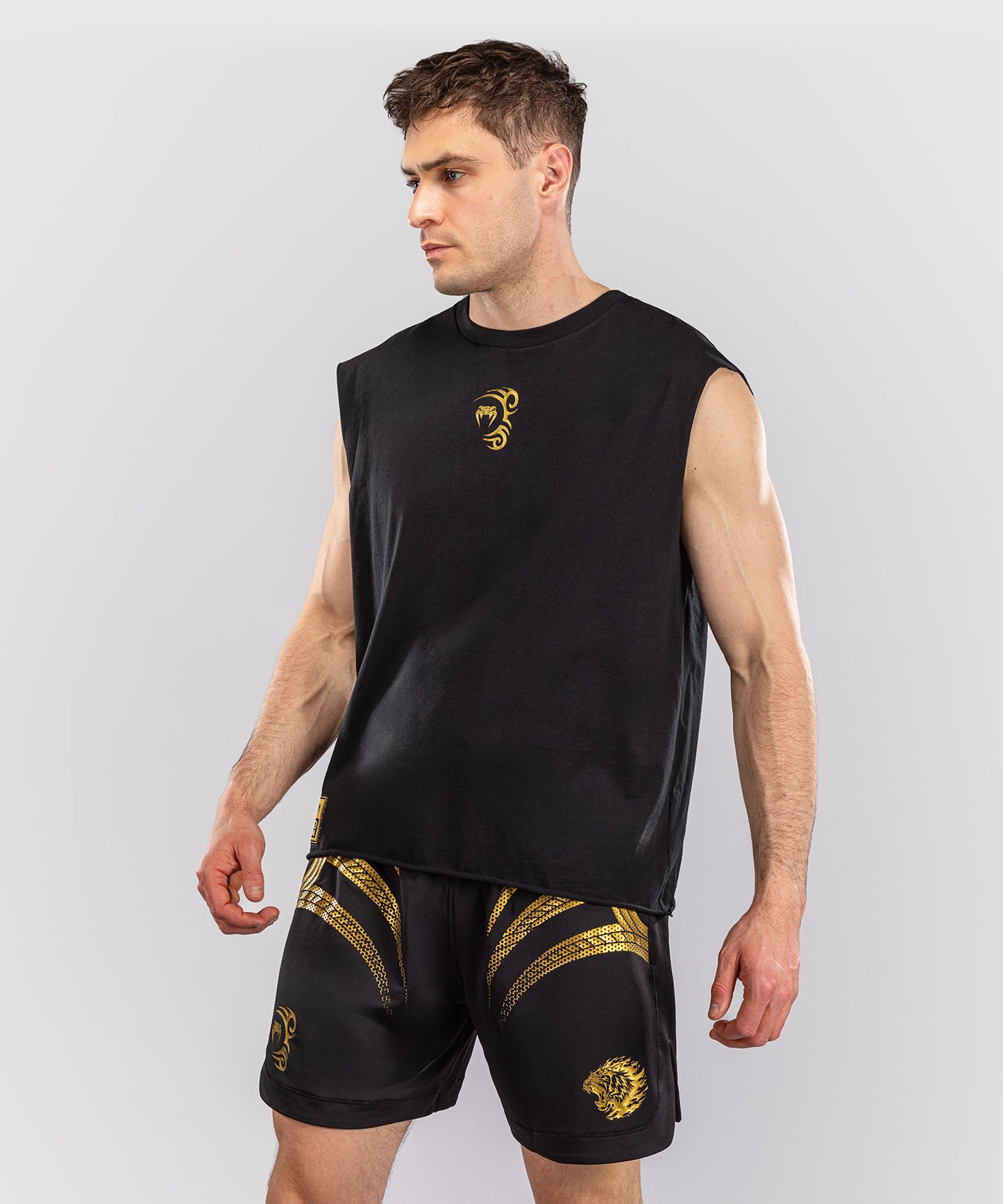 Venum x Mike Tyson Tiger Maglietta Senza Maniche - Nero/Oro