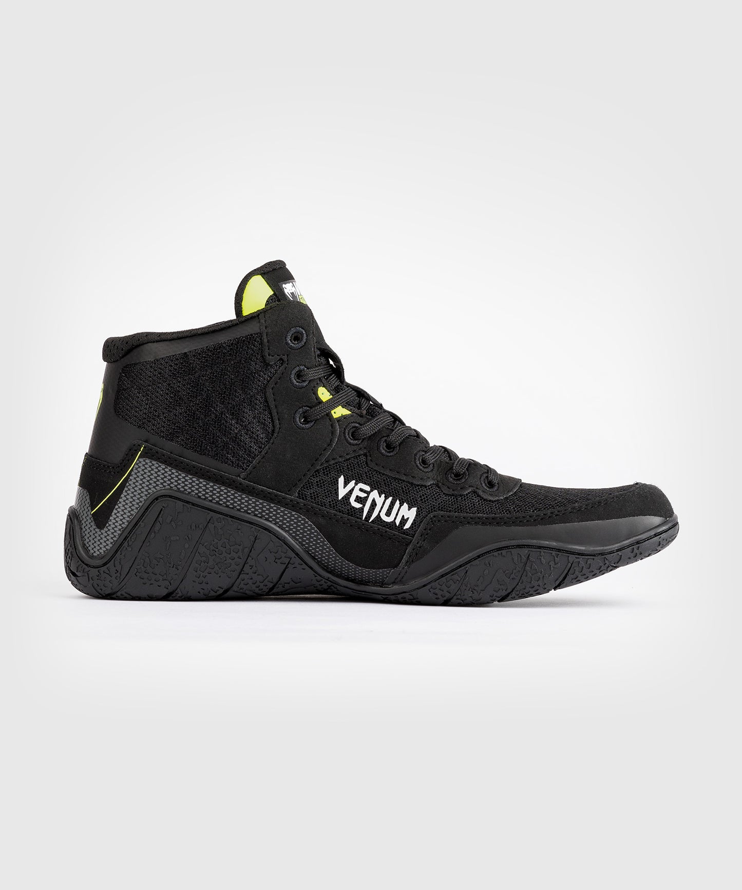 Venum Training Camp 4.0 Elite Wrestling Schuhe - Schwarz/Neon Grün