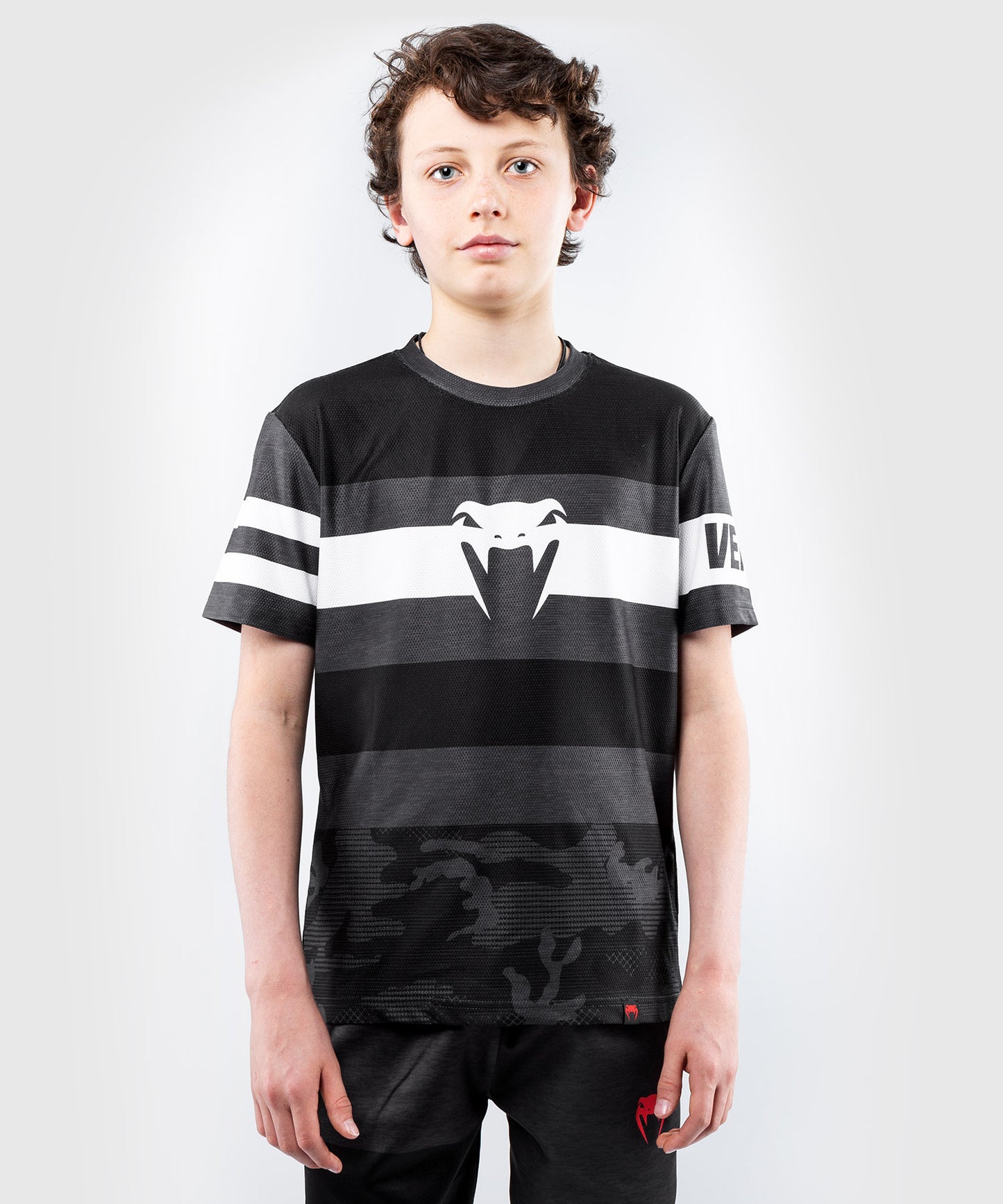 Venum Bandit Dry Tech T-Shirt - für Kinder - Schwarz/Grau