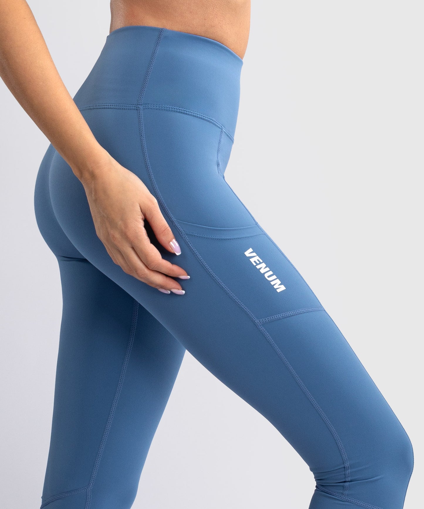 Venum Essential Leggings de Rendimiento es para Mujer - Azul Tormenta