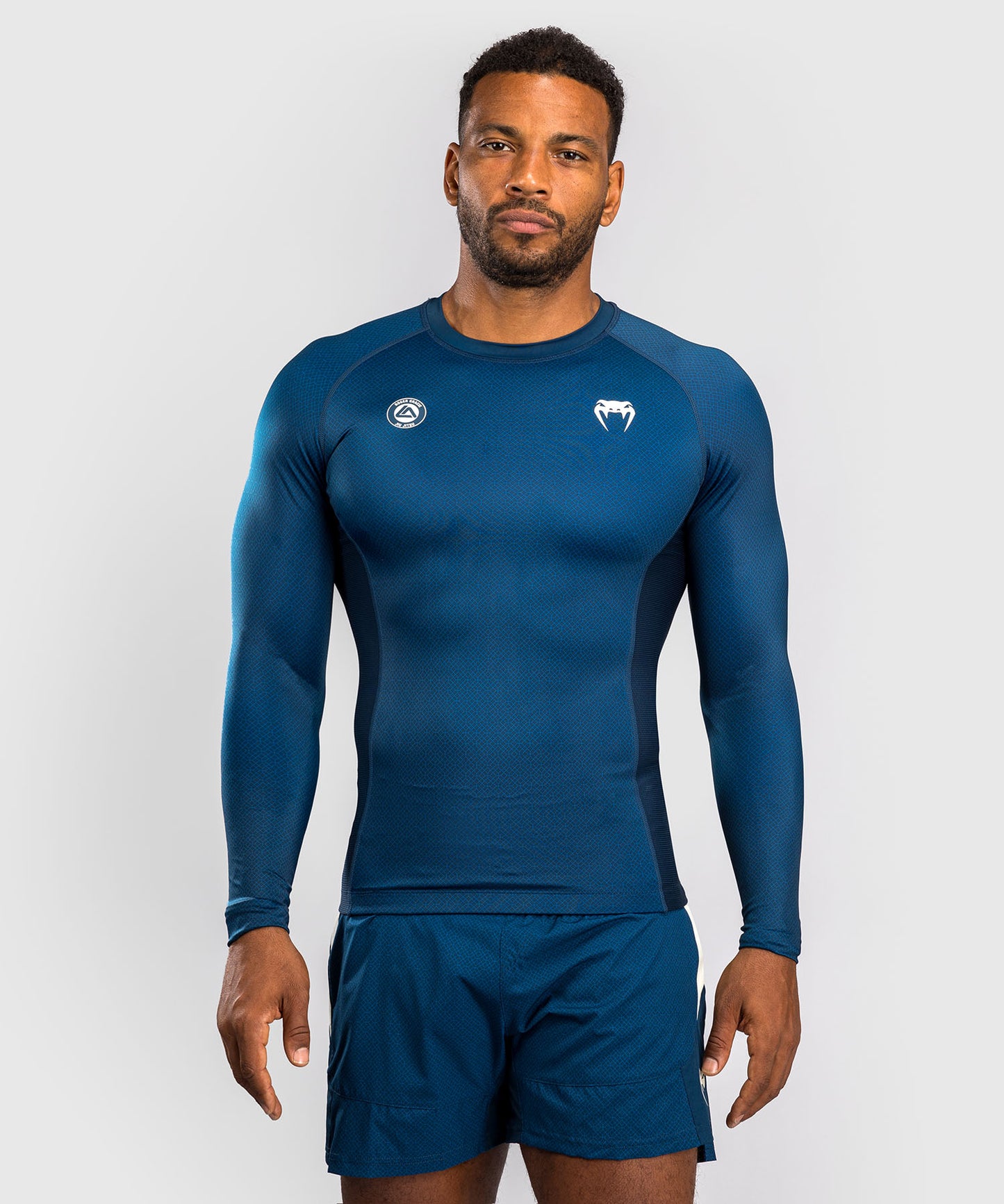 Rashguard à Manches Longues Venum x Roger Gracie Academy - Bleu