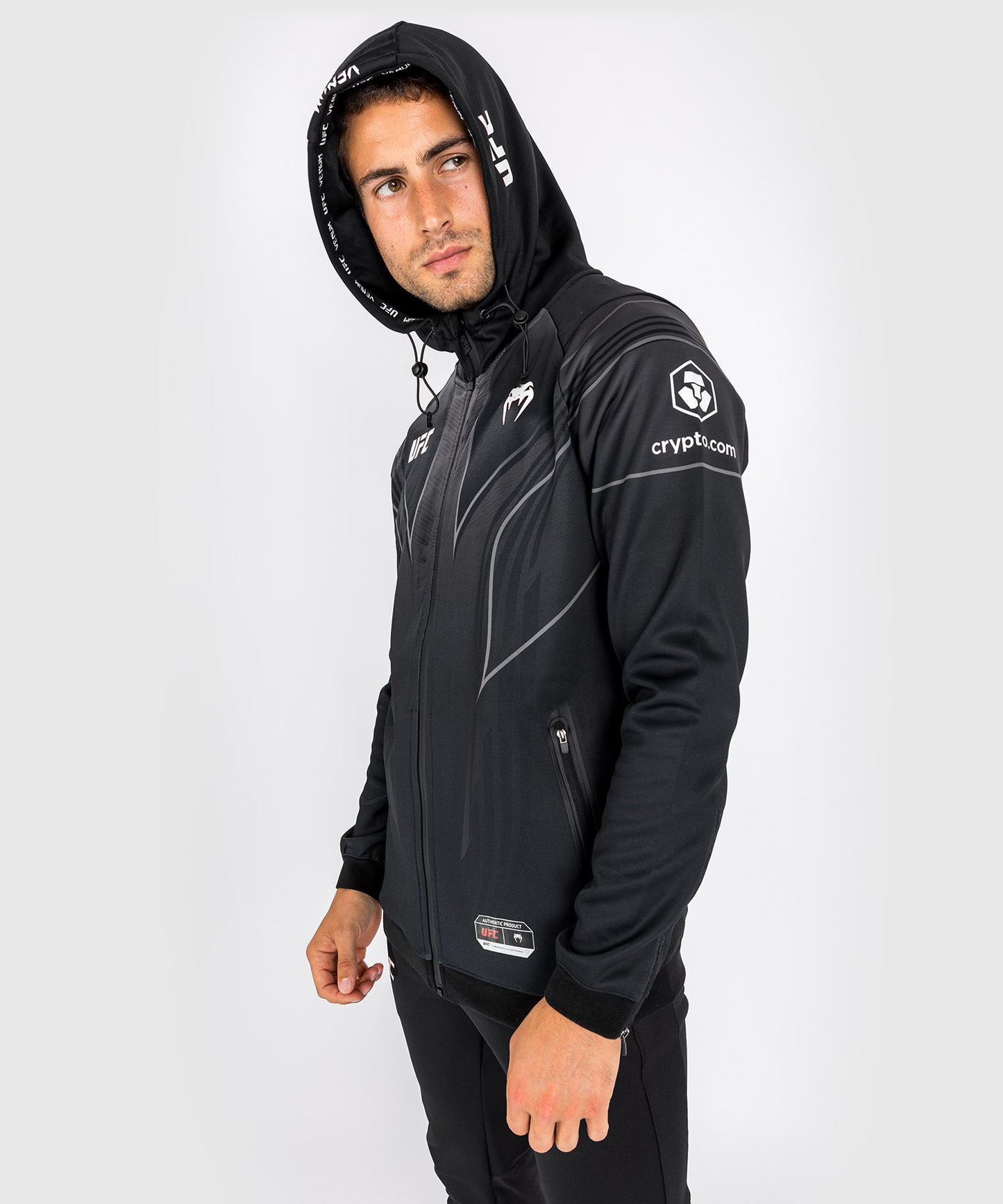 UFC Venum Authentic Fight Night 2.0 Männer Walkout Hoodie - schwarz