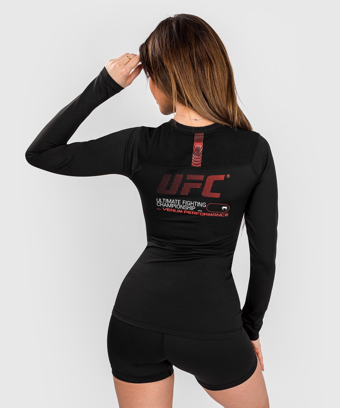 UFC Adrenaline by Venum Fight Week Women's Long Sleeve Rashguard - Black