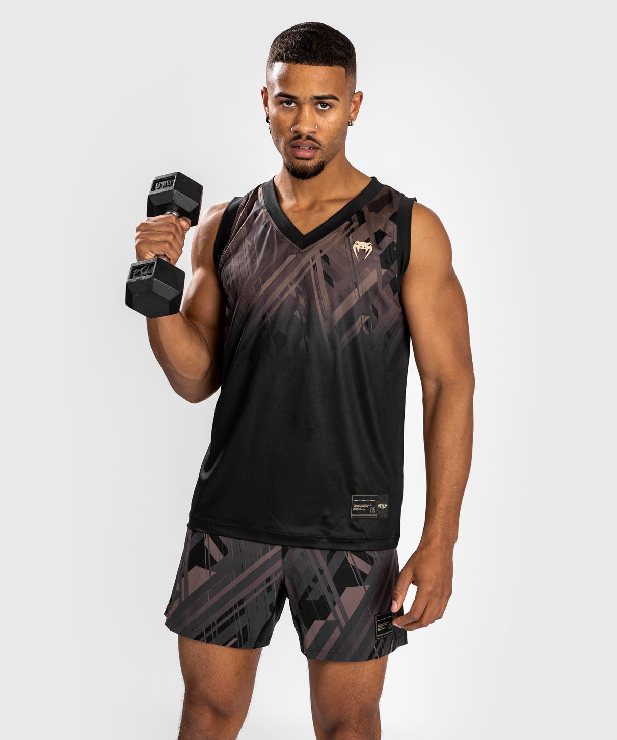 Venum Tecmo 2.0 Dry Tech Tank Top - Schwarz/Braun