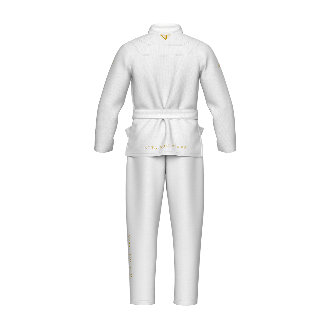 Ground Force Acta Non Verba Kimono JJB - Blanco