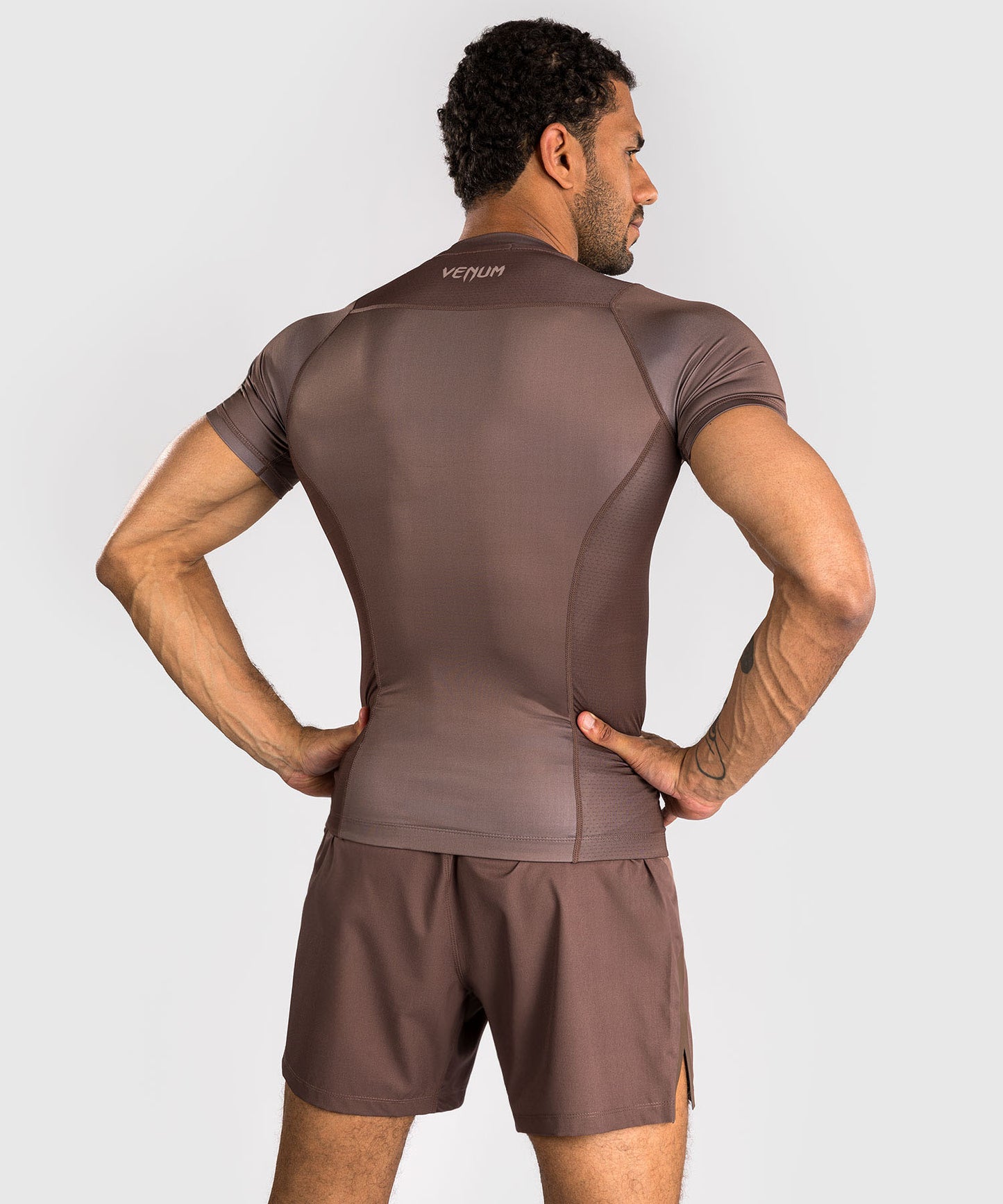 Rashguard Venum No Gi - Marron Chocolat