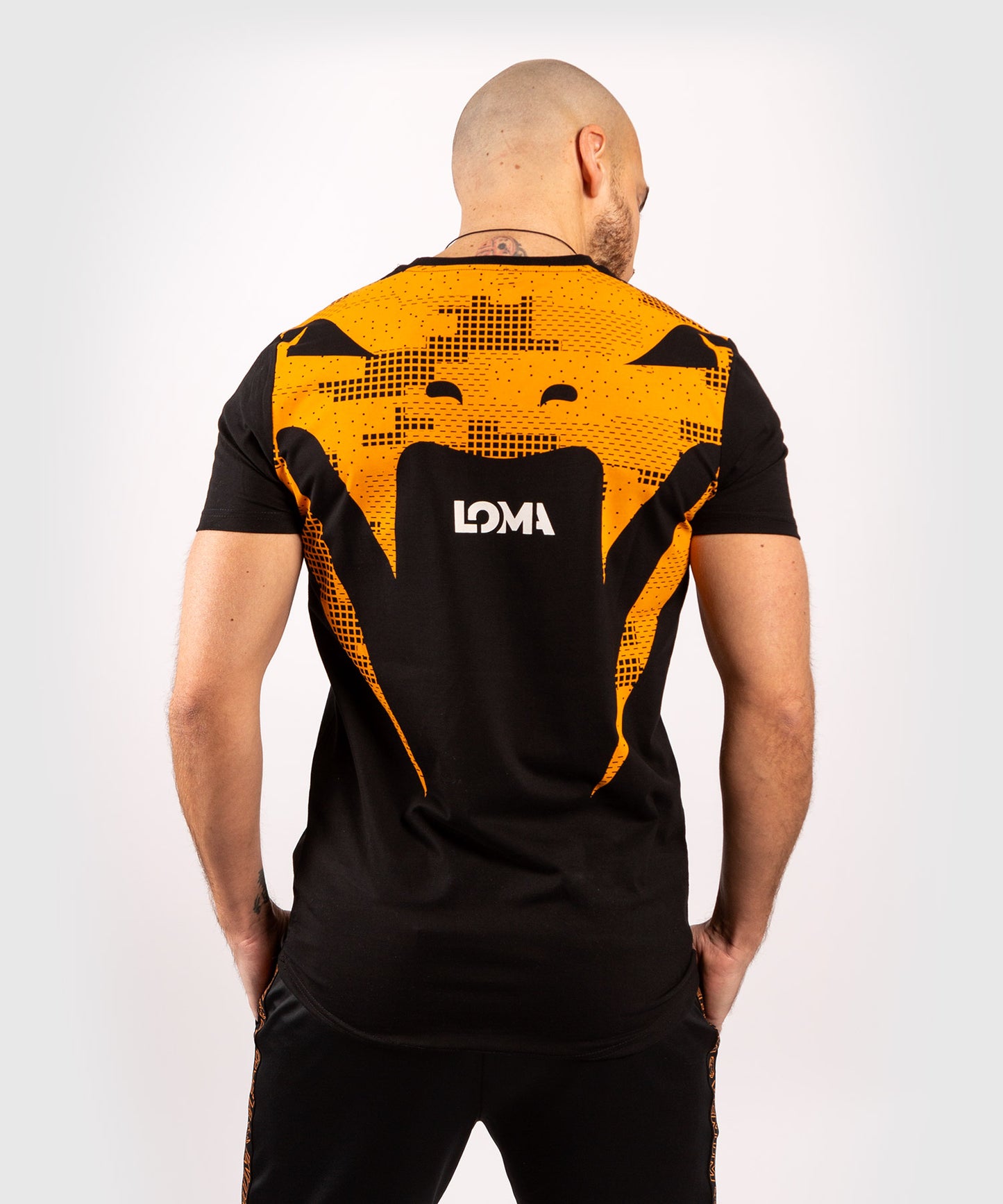 Venum Loma Fight 11/12 T-Shirt - Schwarz/Orange