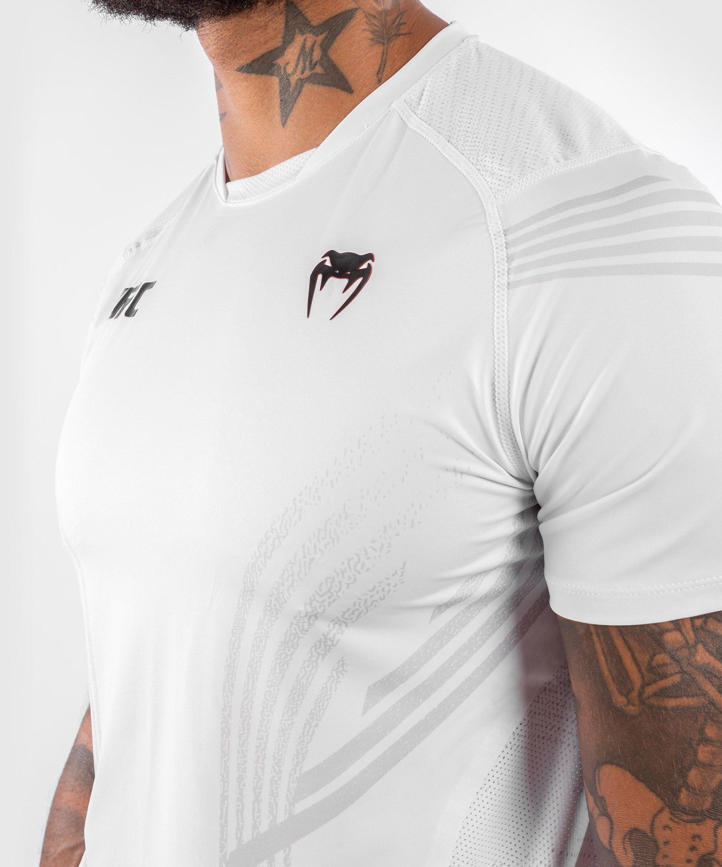 Men's UFC Venum Authentic Fight Night Technical T-Shirt - White
