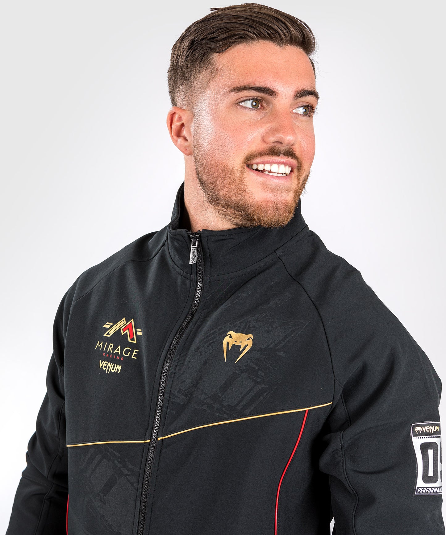 Venum x Mirage Chaqueta Softshell - Negro/Oro