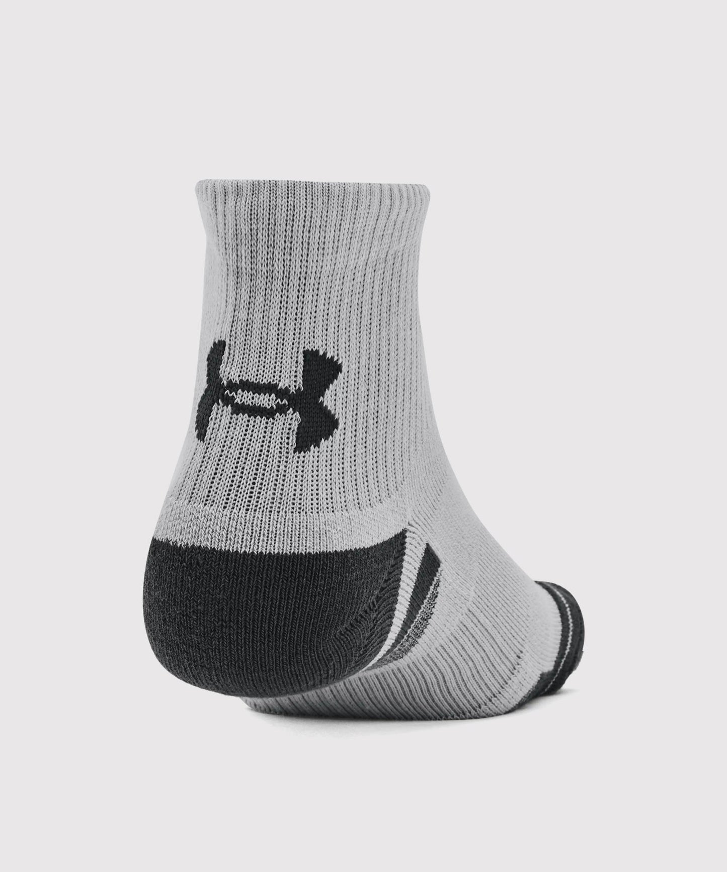 Under Armour Ua Performance Tech Socken Mid-Cut – Weiß/Schwarz/Grau