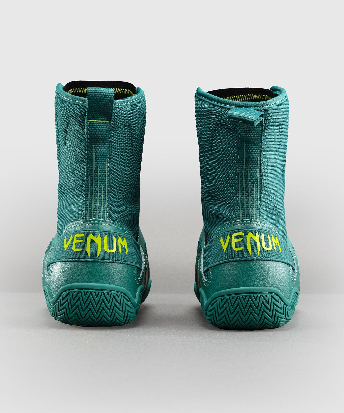 Venum Elite Neo Boxing Shoes - Green/ Neon Yellow