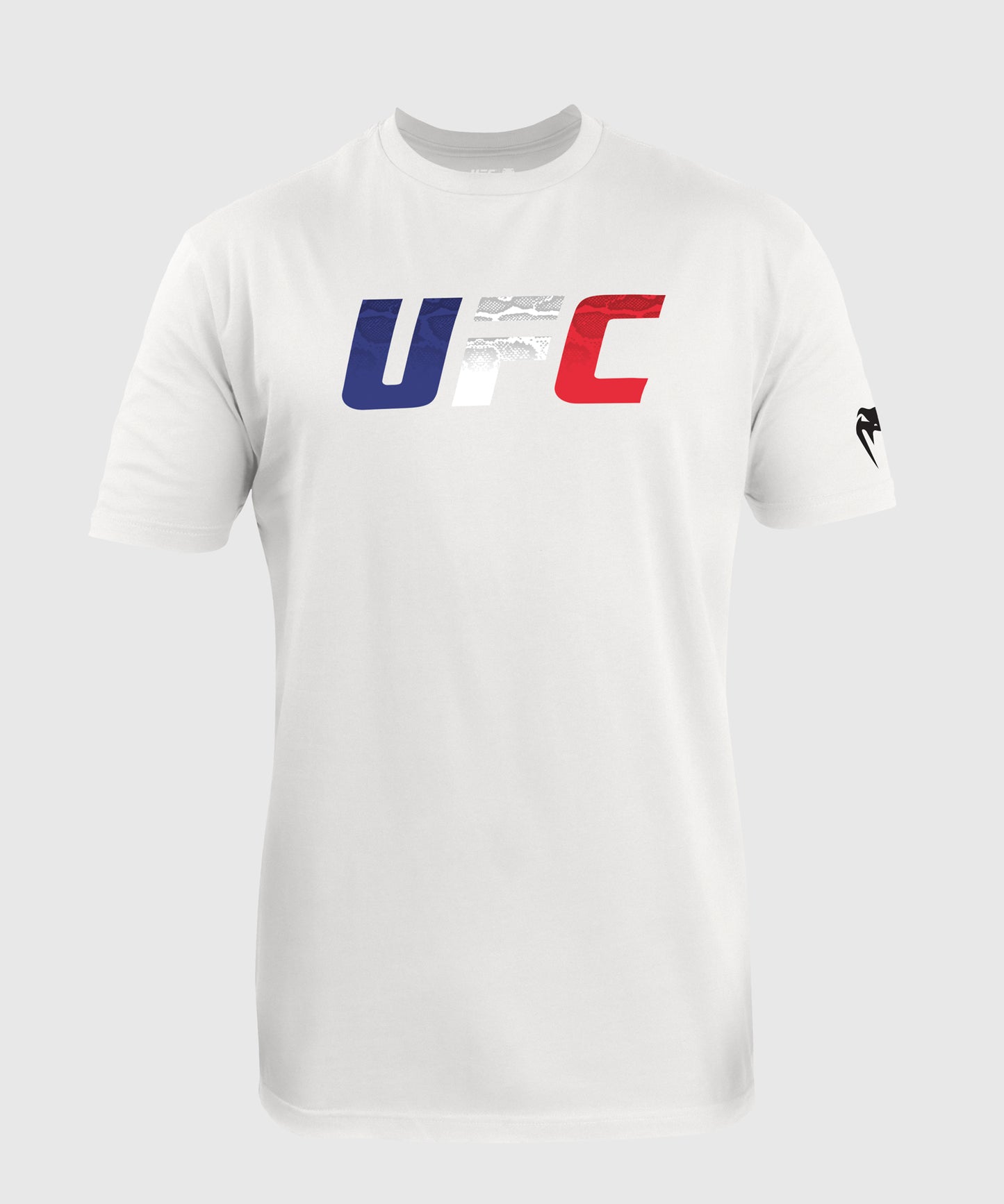 T-shirt UFC Unrivaled by Venum Drapeau Français - Blanc