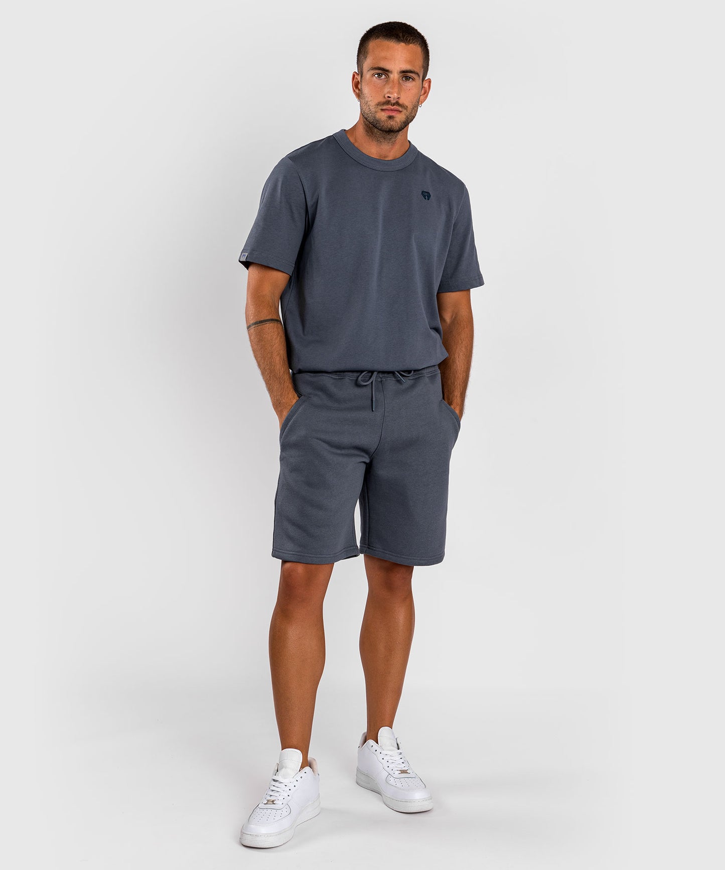 Venum Silent Power Baumwoll-Short - Marineblau