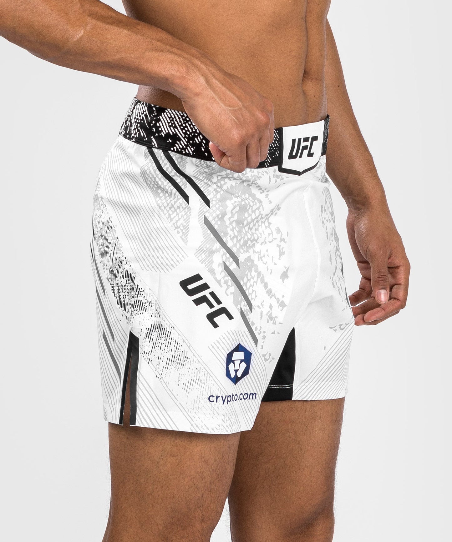 UFC Men's Adrenaline by Venum Authentic Fight Night Short - White