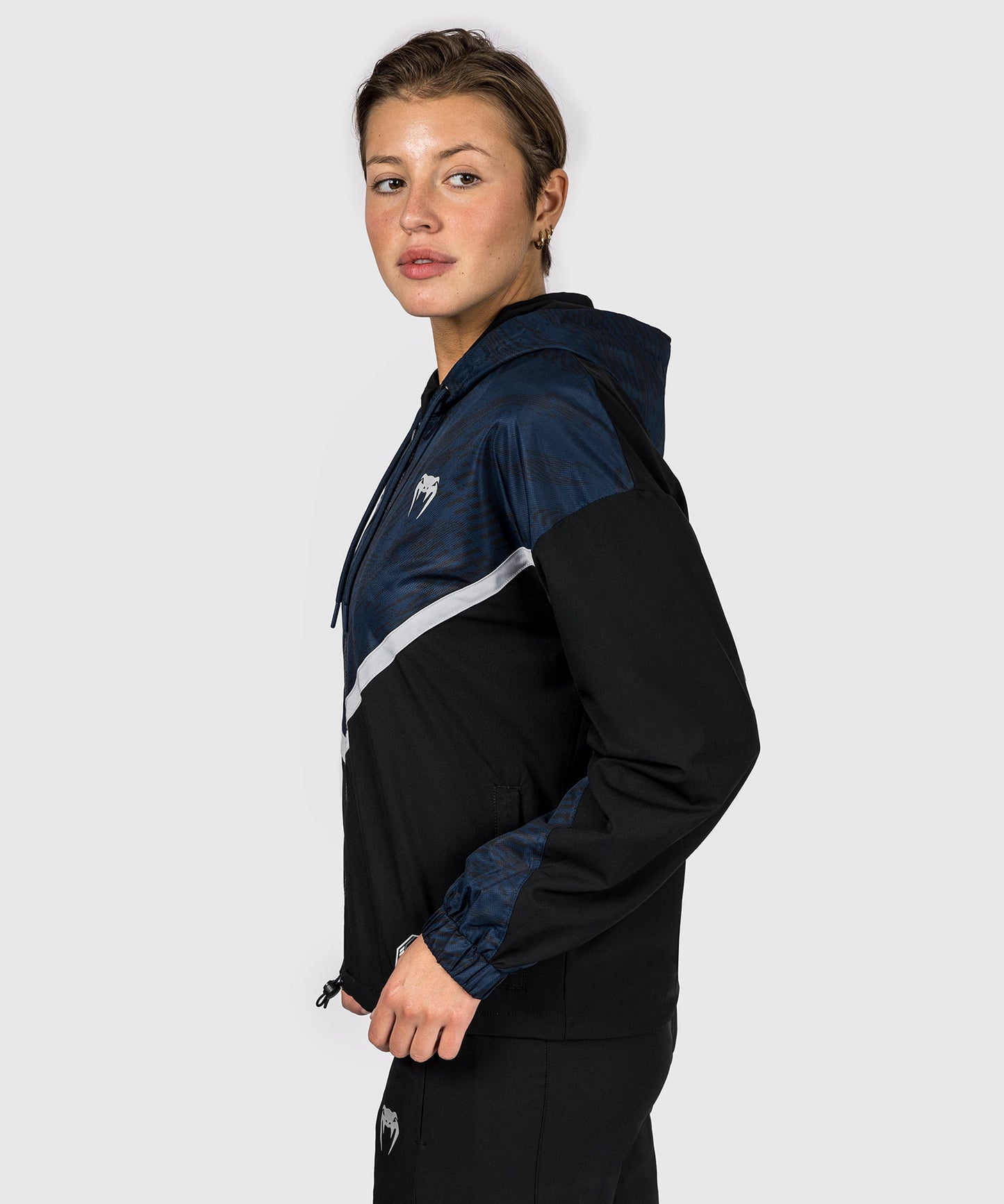 UFC Fusion by Venum Fight Week Felpa con Zip per Donna - Blu oceanico