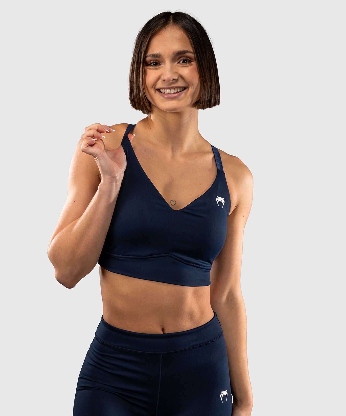 Venum Sculpt Shape Women's Sports Bra - Navy Blue