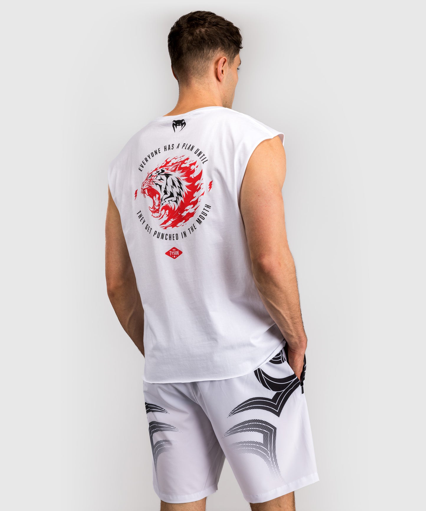 T-shirt sans manches Venum x Mike Tyson Tiger - Blanc Optique