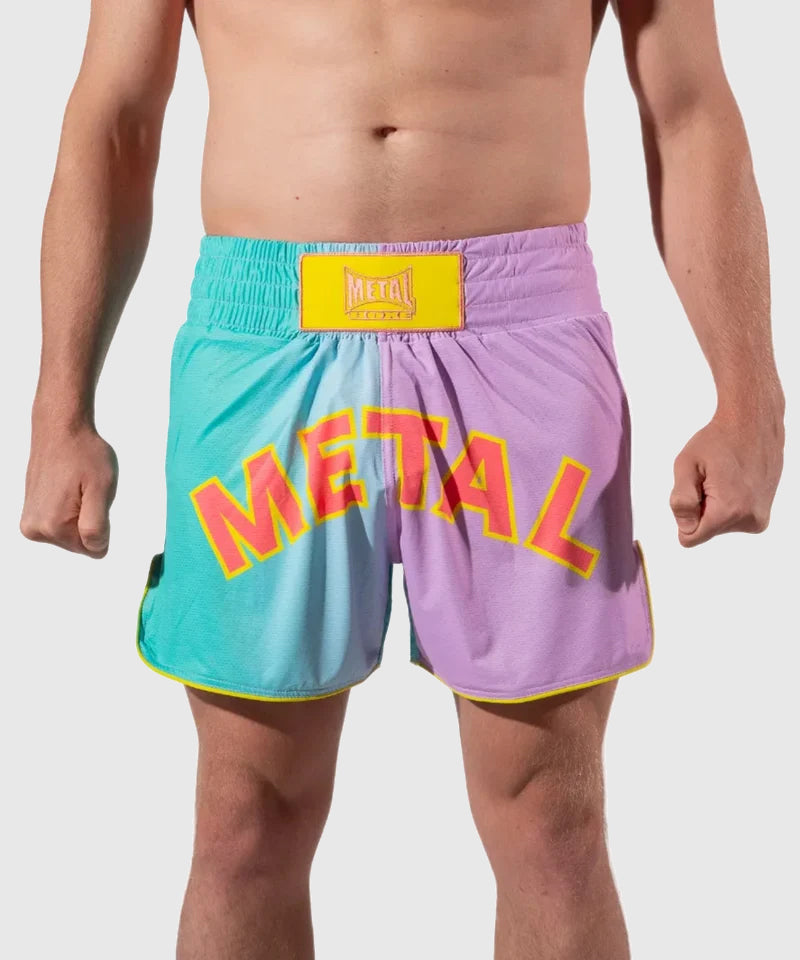 Short de Boxe Thaï Metal Boxe One Post Cutting Treats - Violet
