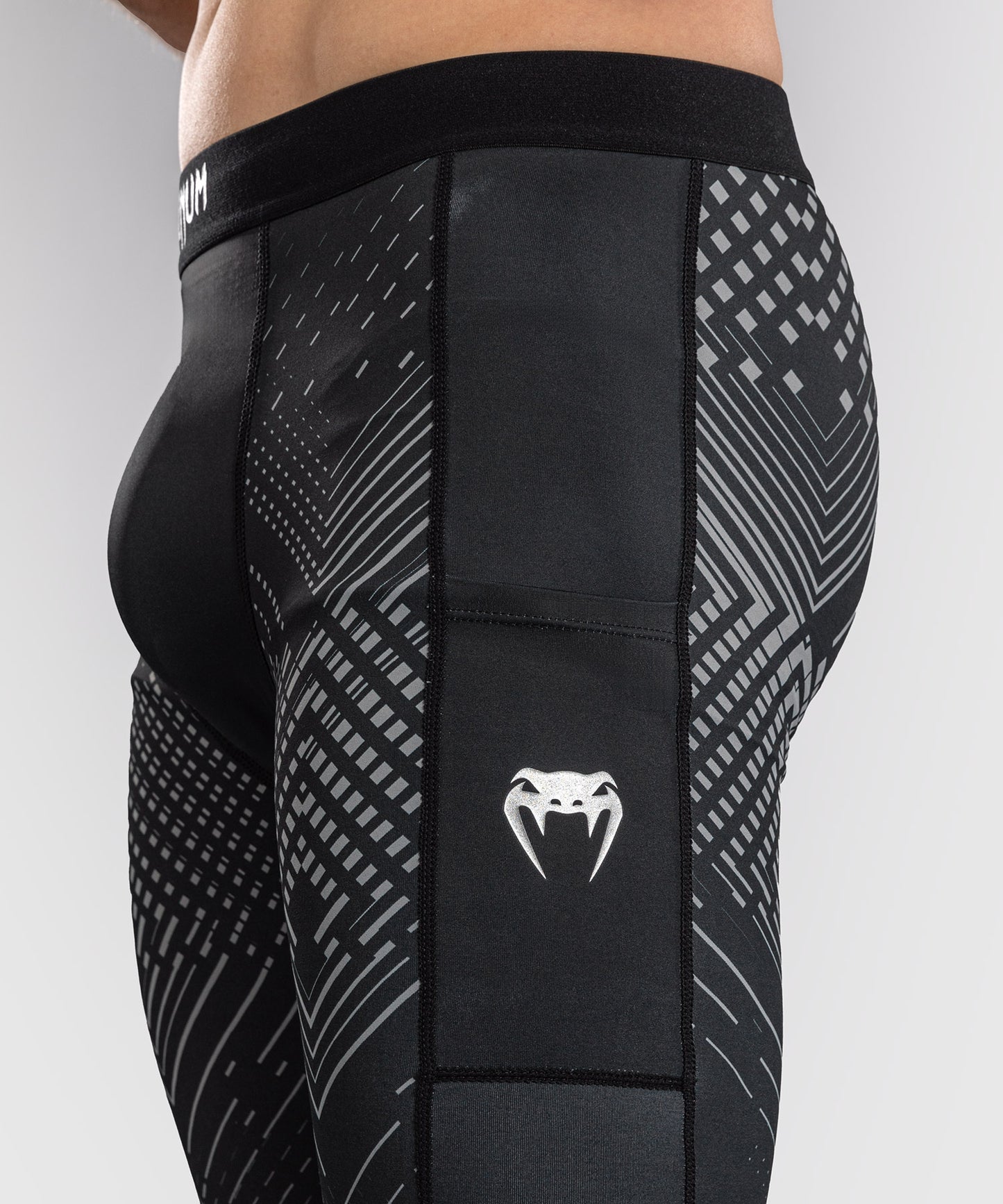Venum Midnight Fury Spats – Mitternachtsblau/Grau/Silber