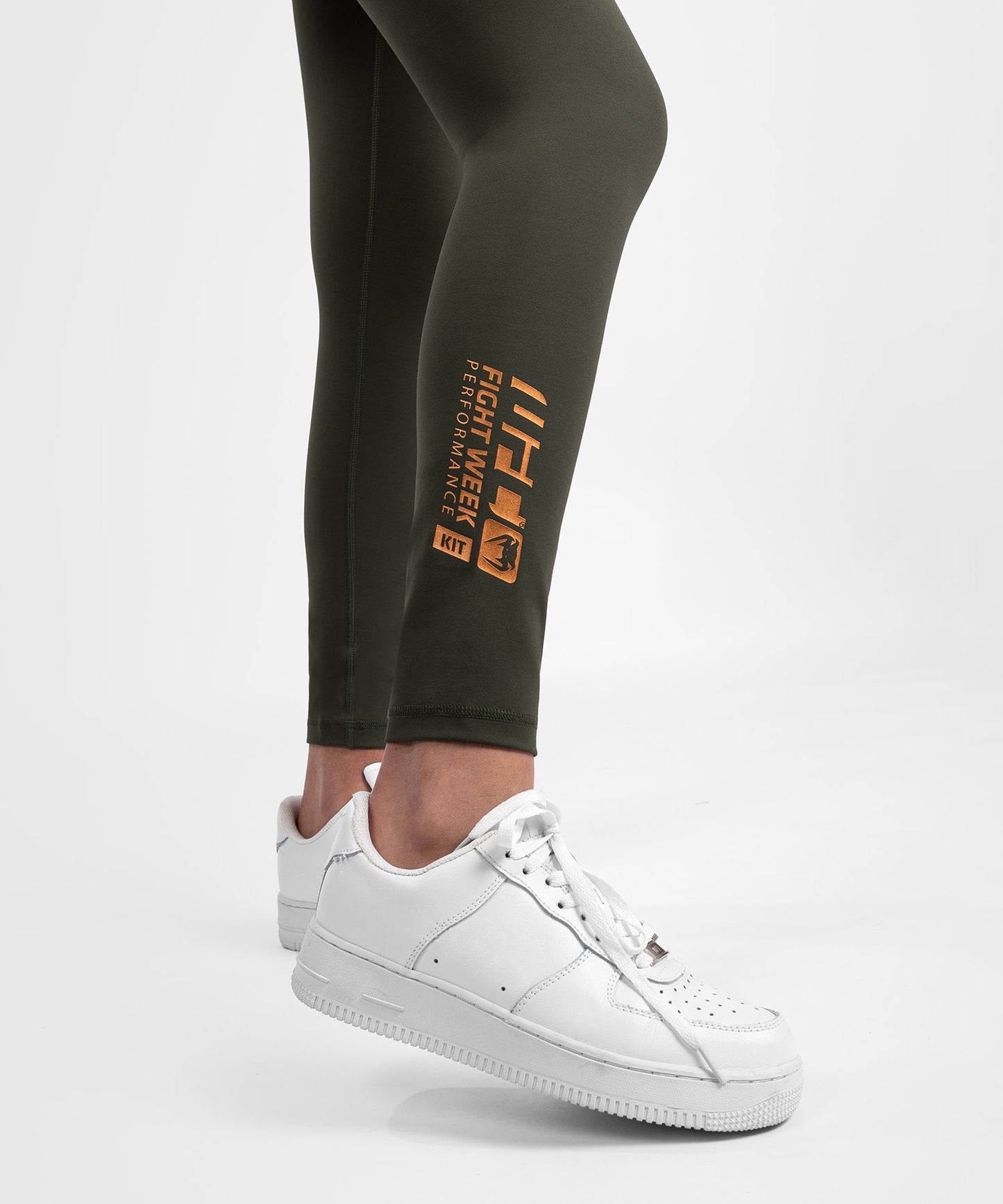 UFC Adrenaline by Venum Fight Week Women’s Performance Tight - Khaki/Bronze